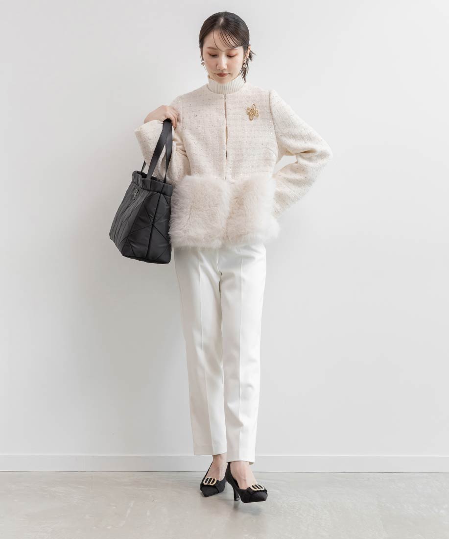 SALE】2WAY フェイクファーショートジャケットRANDA公式サイト