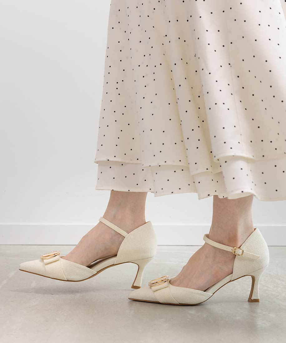 ビジューパーツストラップパンプスRANDA公式サイト