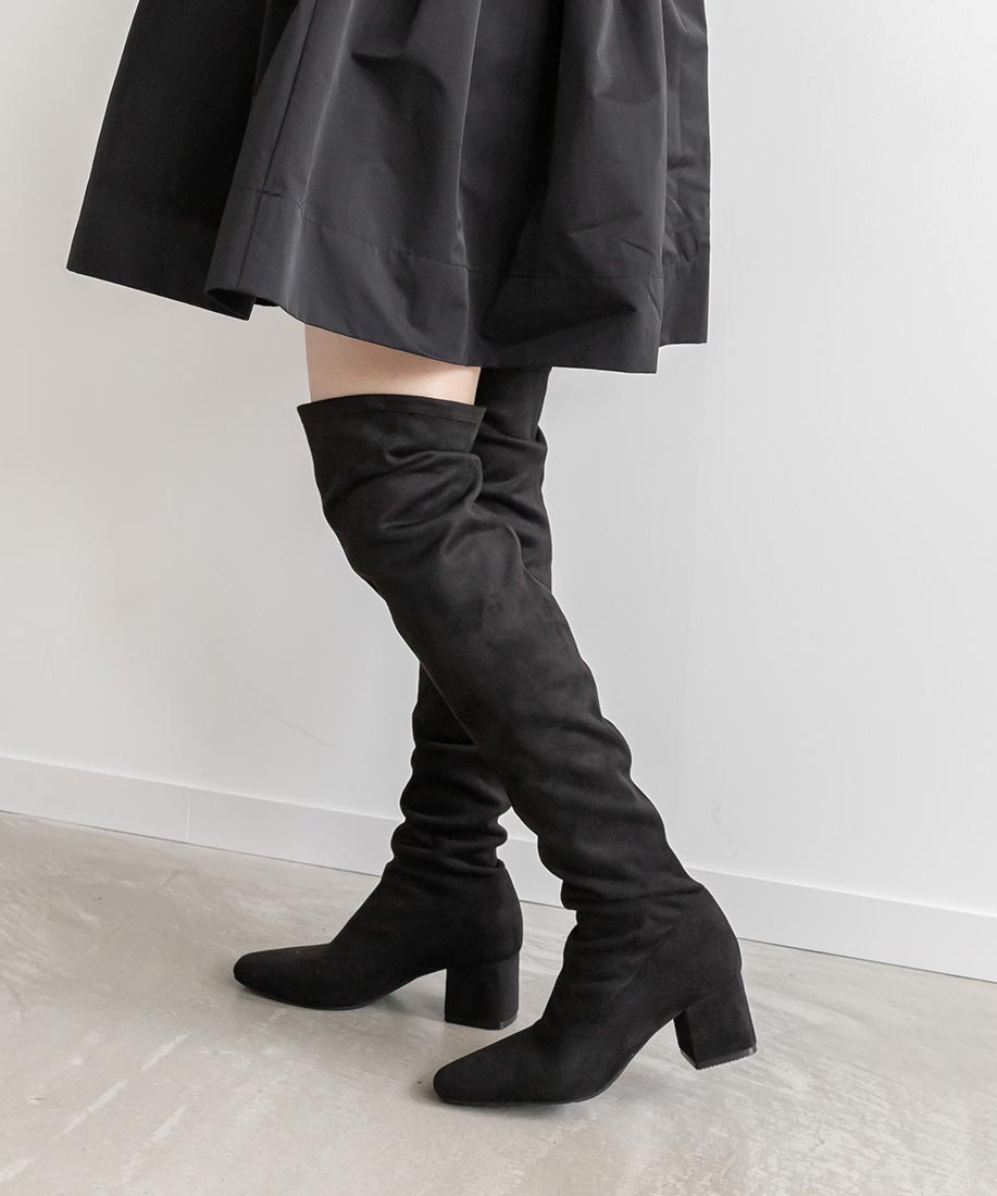 SALE】晴雨兼用 ストレッチニーハイブーツ｜RANDA公式サイト