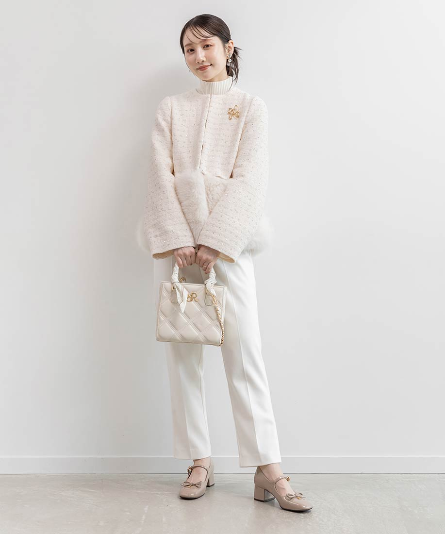 SALE】2WAY フェイクファーショートジャケットRANDA公式サイト