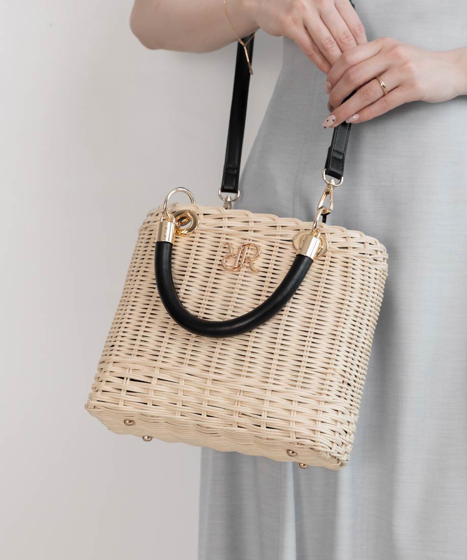 2WAY ラタンスクエアハンドバッグRANDA公式サイト