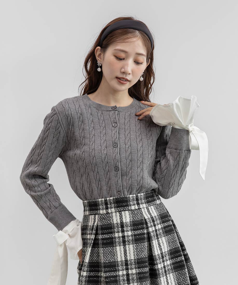 SALE】シャツドッキングレイヤードニットRANDA公式サイト