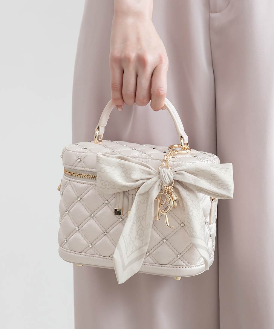 2WAY リボンチャームキルティングバニティバッグRANDA公式サイト