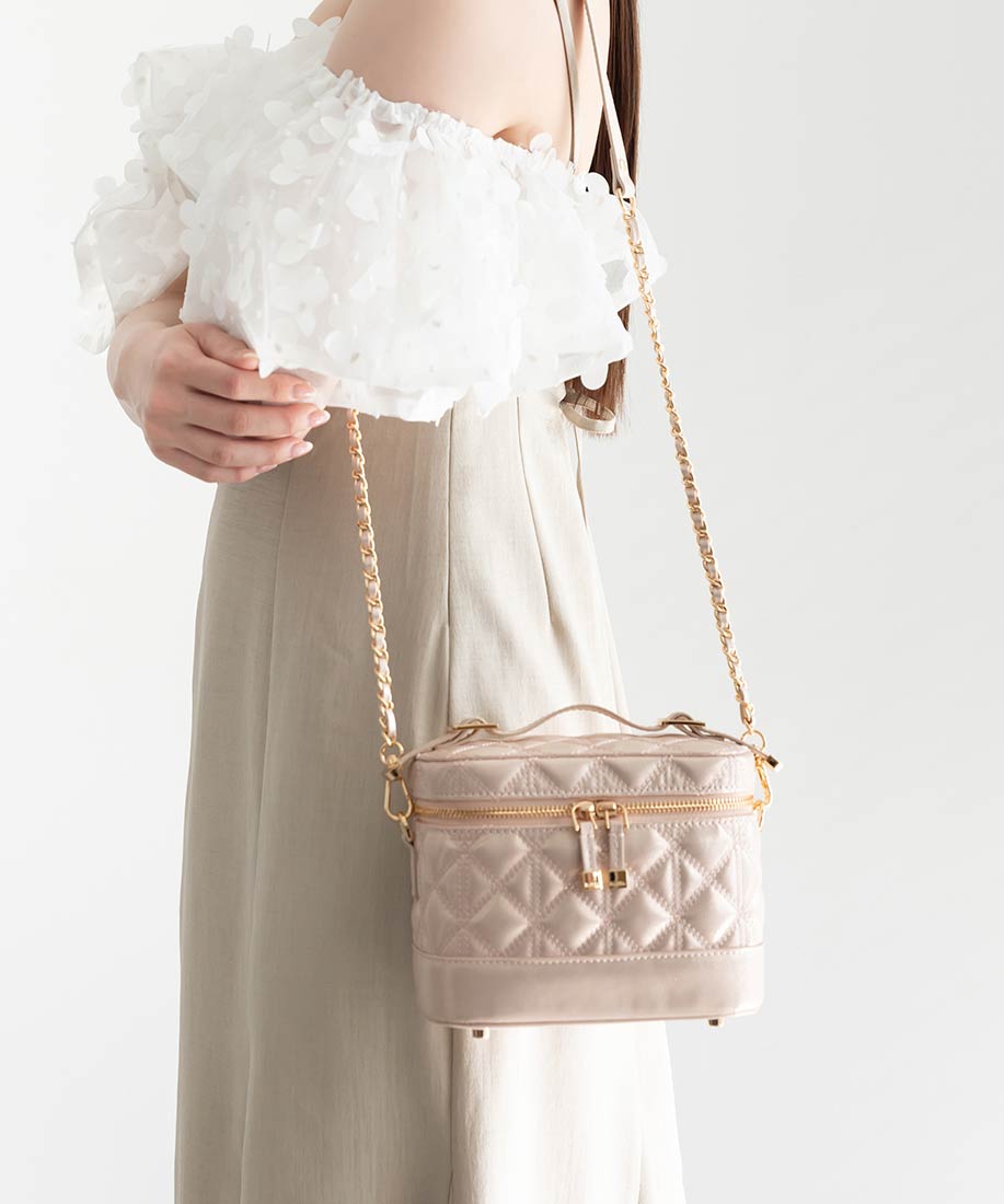 キルティング2WAYバニティバッグ｜RANDA公式サイト