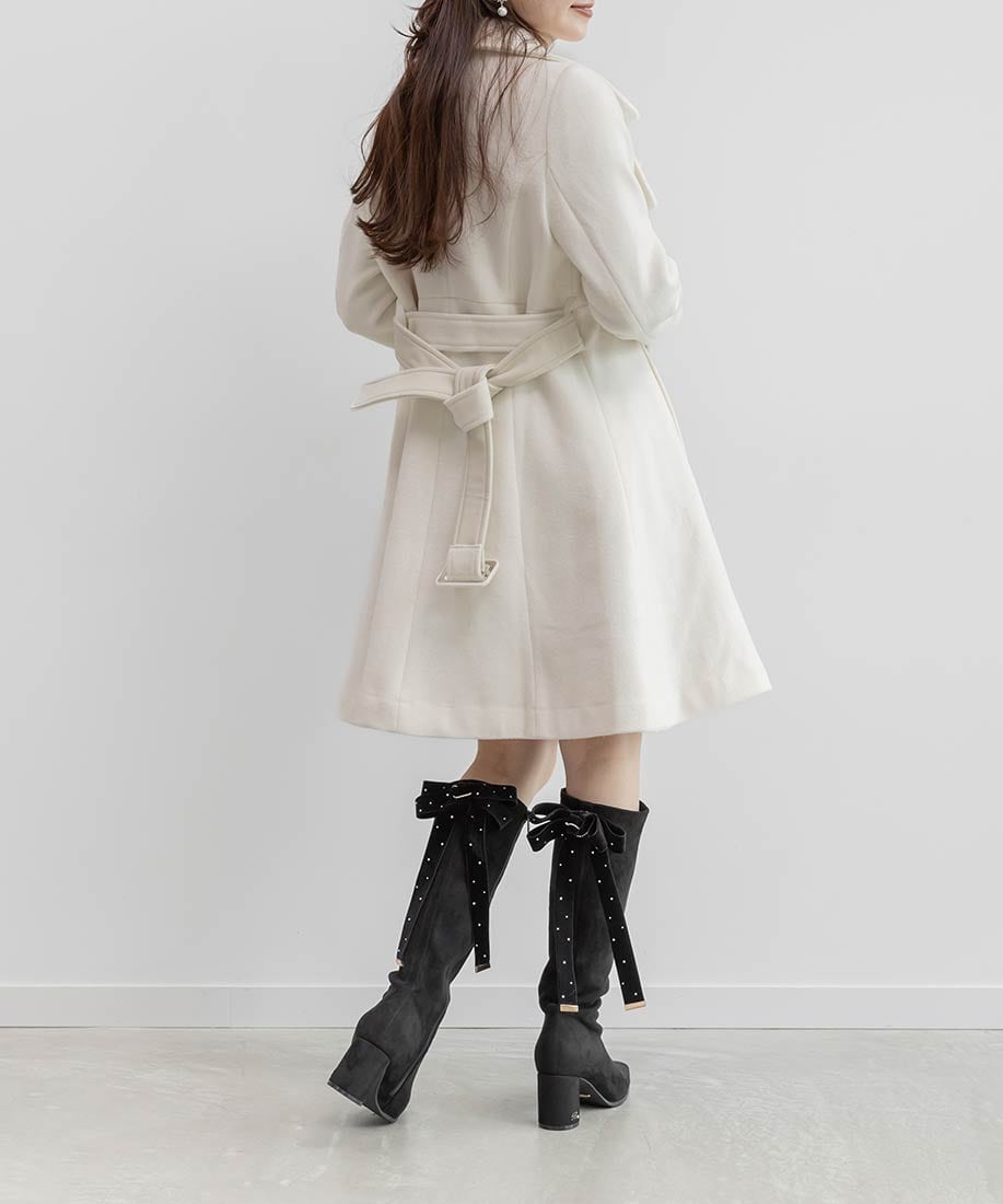 SALE】【Holiday Collection】晴雨兼用 2WAY ビジューベロアリボン