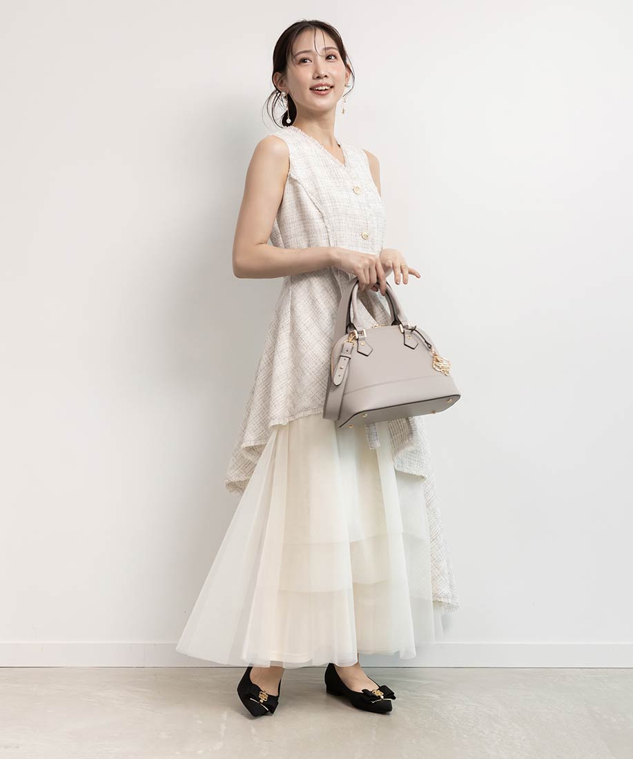 チュールレイヤードジャケットワンピースRANDA公式サイト