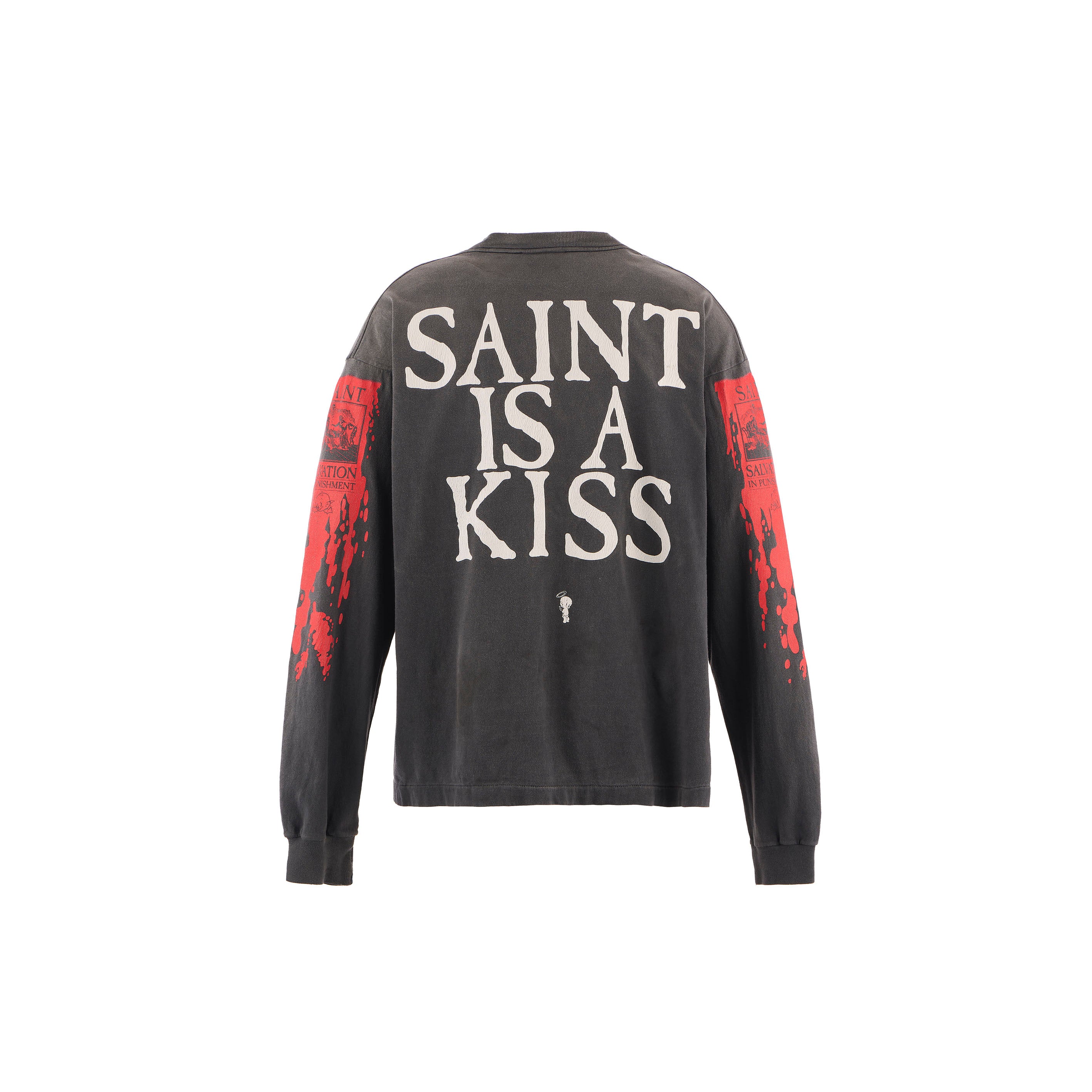 SAINT Mxxxxxx]LS TEE/SAINT IS A KISS/BLACK(SM-HR1-0000-028) – R&Co.