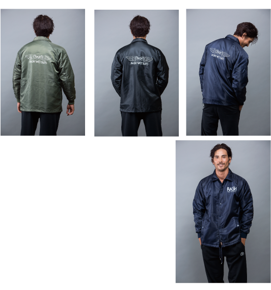 CLOTHING / 2019 RASHコーチジャケット【ボア裏地付】