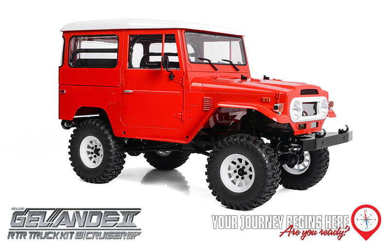 在庫即納】 ゲレンデ2 FJ40ランクルRC4WD Gelande II RTR Truck w