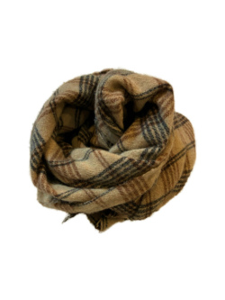 ALBUM DI FAMIGLIA/TARTAN TRIANGLE SCARF[25W45-45］[48-252-004]