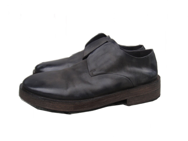 ≪New Arrival≫[送料無料]Marsell/マルセル/P-TOE NOSHOELACE SHOES