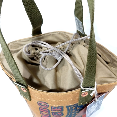 COLIMBO コリンボ ZX0504 TRAPPER'S BARREL TOTE BAG REAL MOON