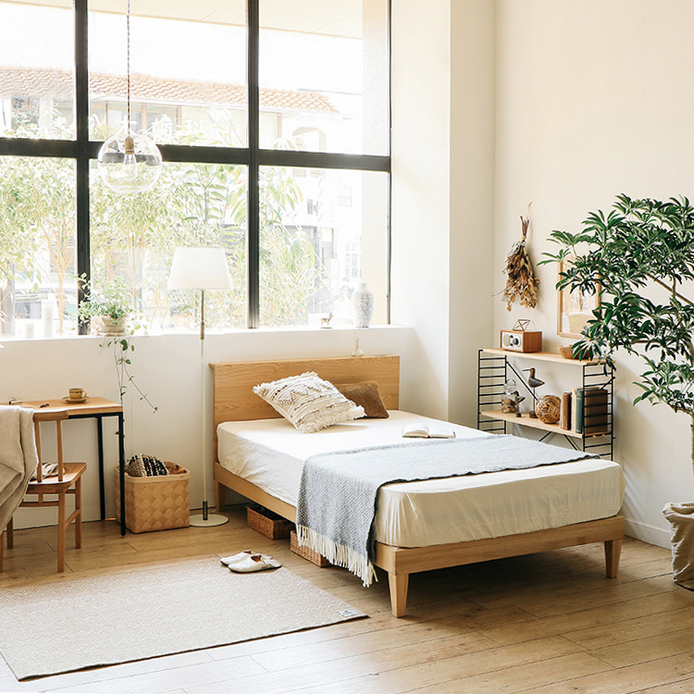 木製ベッド folk／NA ｜家具・インテリア通販 Re:CENO(リセノ)