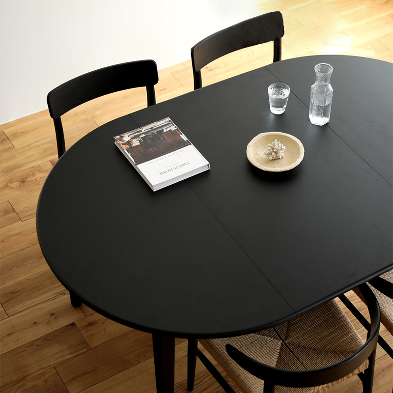 伸長式ダイニングテーブル folk／BK ｜家具・インテリア通販 Re:CENO