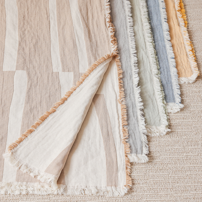 コットンブランケット elvang Lyme Grass ｜家具・インテリア通販 Re