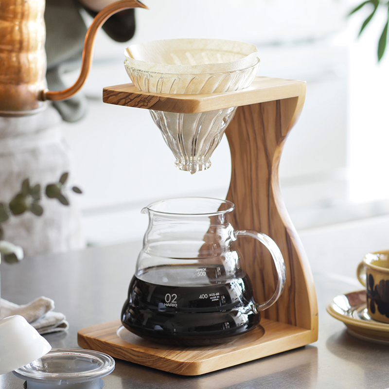 HARIO V60オリーブウッドスタンドセット ｜家具・インテリア通販 Re