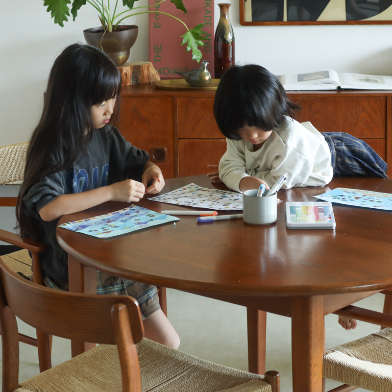 わたしの愛用品-北欧ヴィンテージな空間を叶える伸長式ダイニング