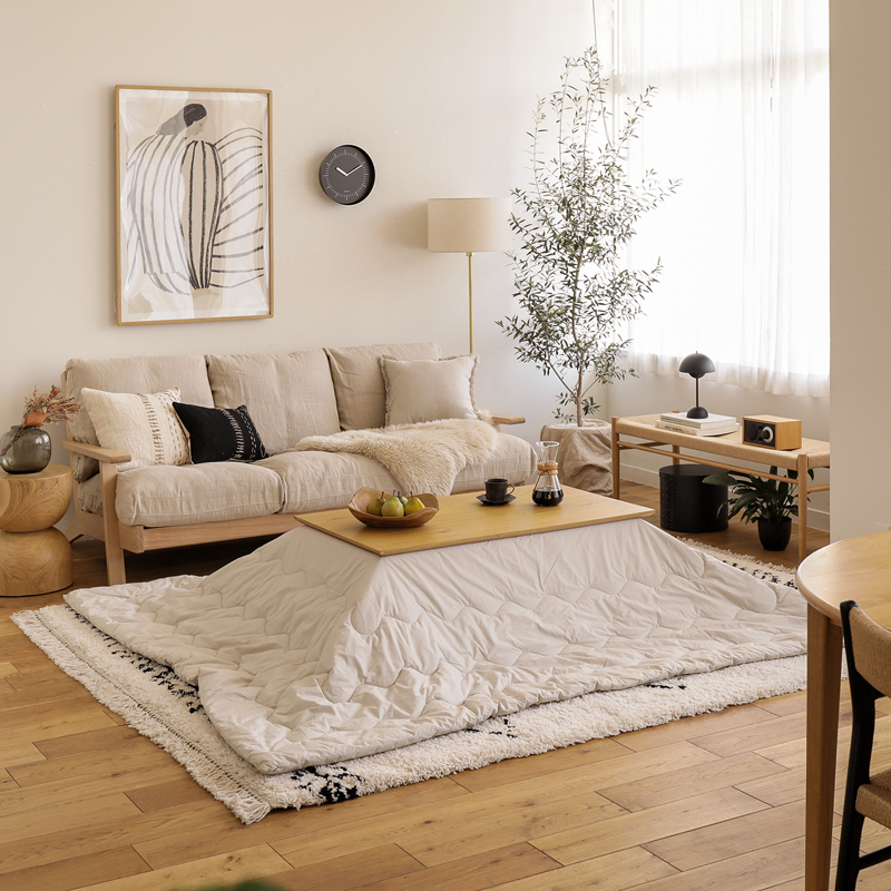 ヌードこたつ布団 SOLID 四角形タイプ ｜家具・インテリア通販 Re:CENO