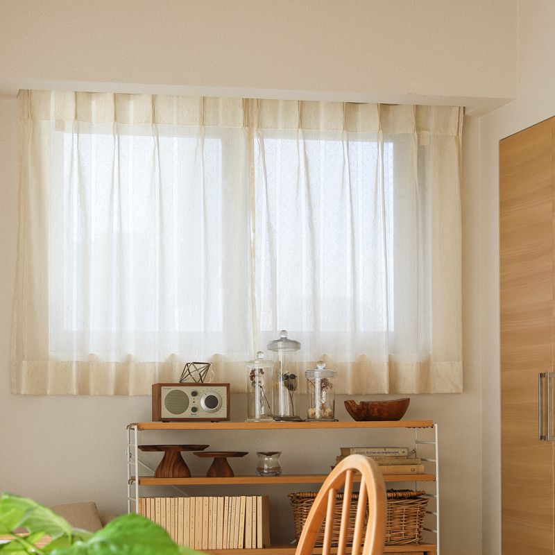 レース-ストライプ柄カーテン Rail ｜家具・インテリア通販 Re:CENO