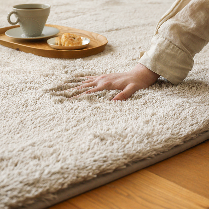 洗える+高反発 2層構造 マイクロファイバーラグマット colette 四角形