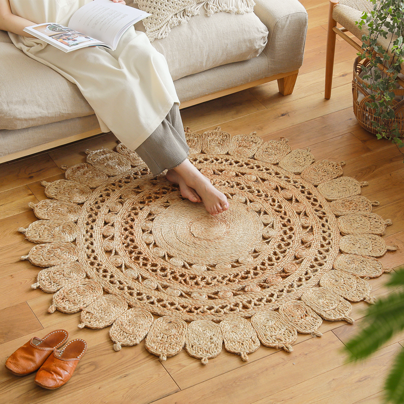 ジュートラグマット サークル ｜家具・インテリア通販 Re:CENO(リセノ)