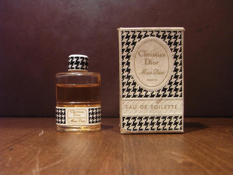 Christian Dior Miss Diorヴィンテージ香水瓶、ミニチュア香水ボトル