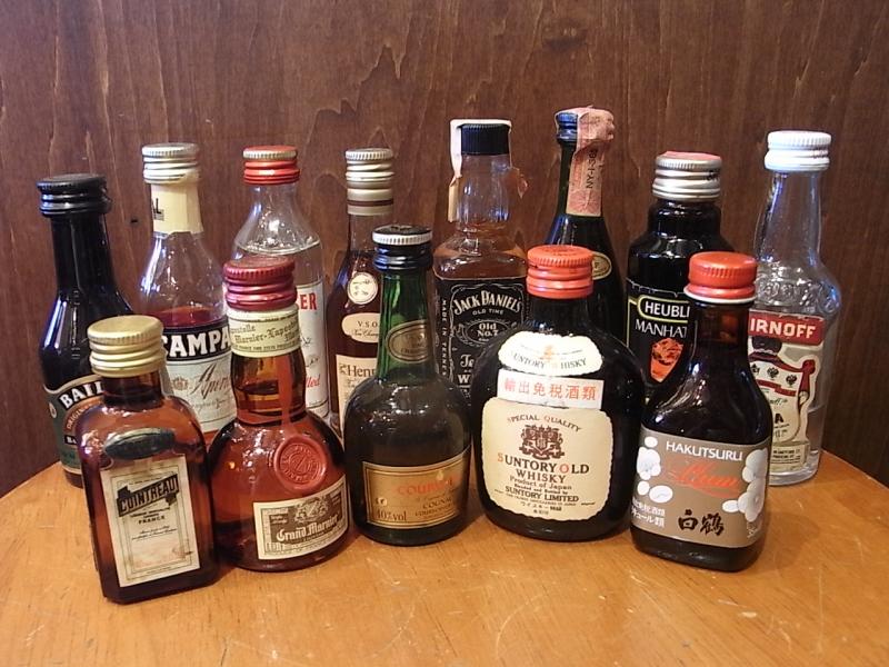 お酒ミニボトルセット リカーボトルミニチュア サンプルお酒ボトル BCM