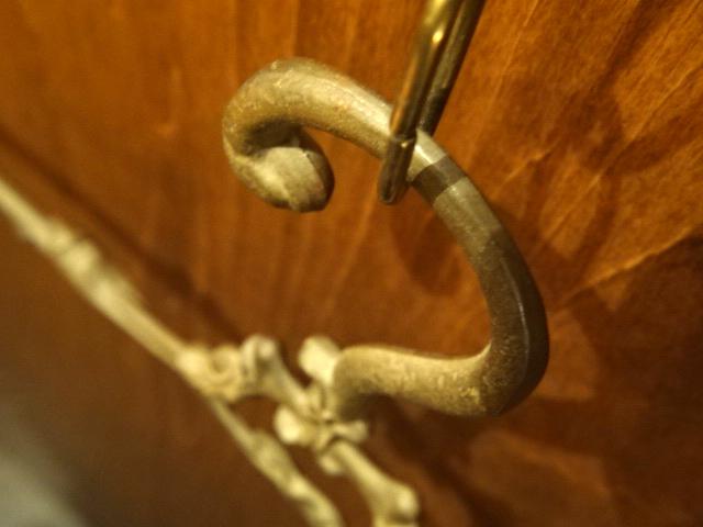 イタリア製真鍮ハンガー、アンティークハンガー、店舗用什器 LCM 7153