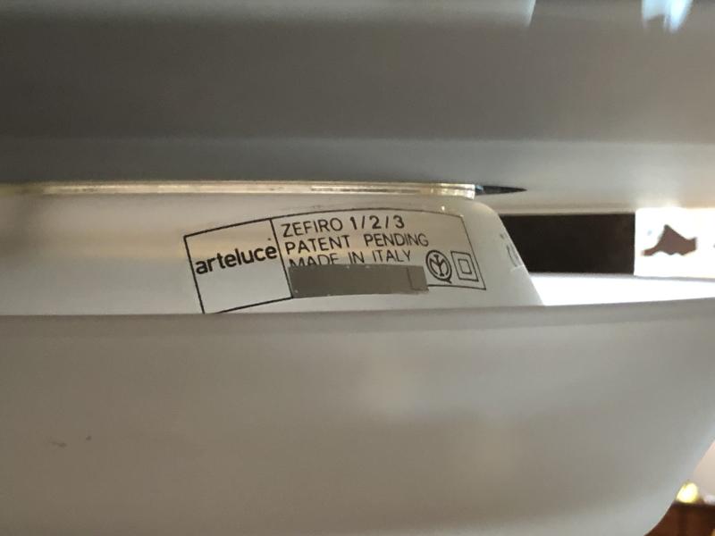 イタリアarteluce FLOS ヴィンテージペンダントランプ USH 1207