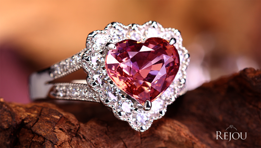 第321回抽選販売＞パーティカラー ピンクタンザナイト(ハートシェイプ