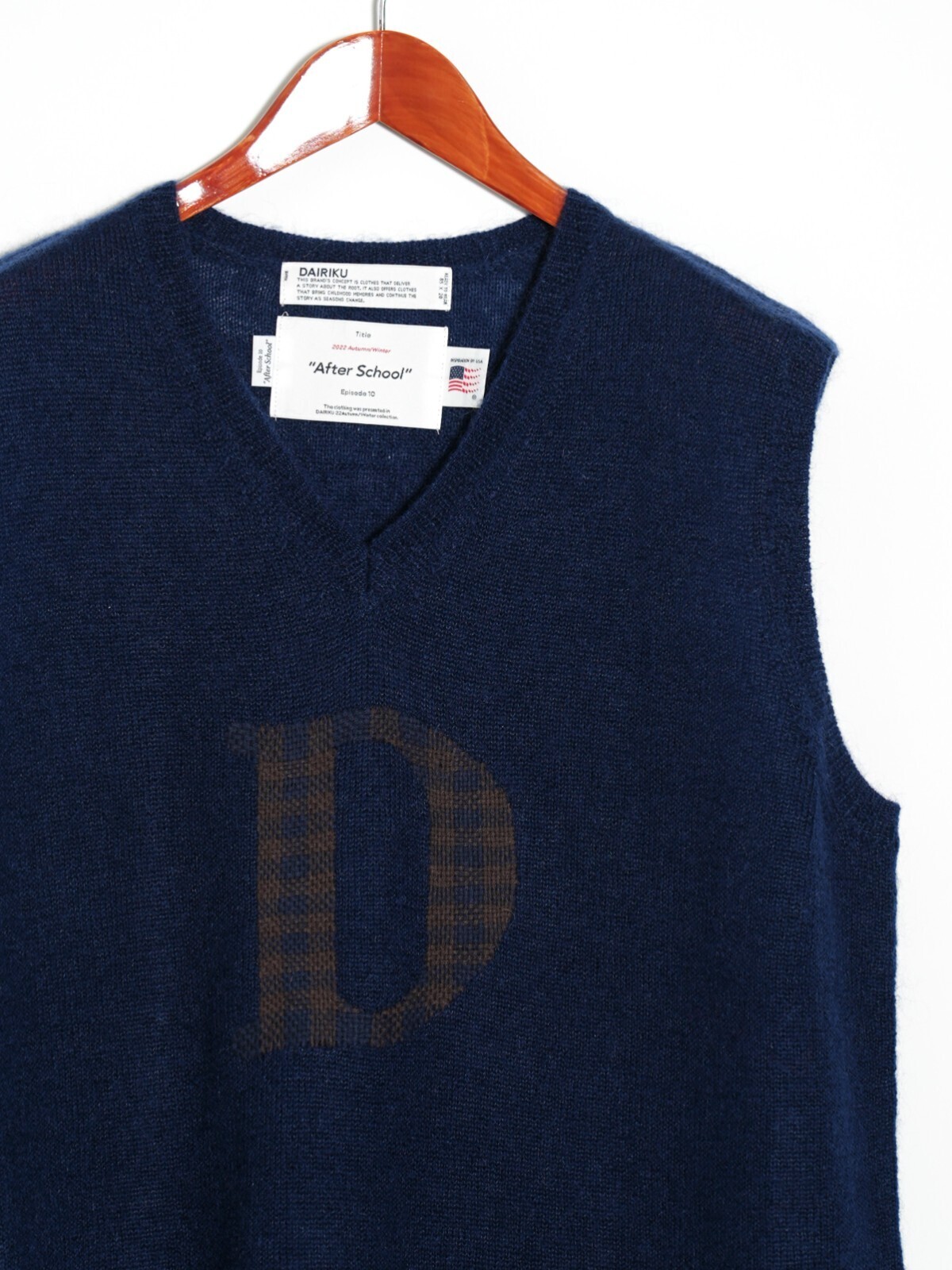 モヘア スクールニットベスト - ダイリク レディース & メンズ｜公式