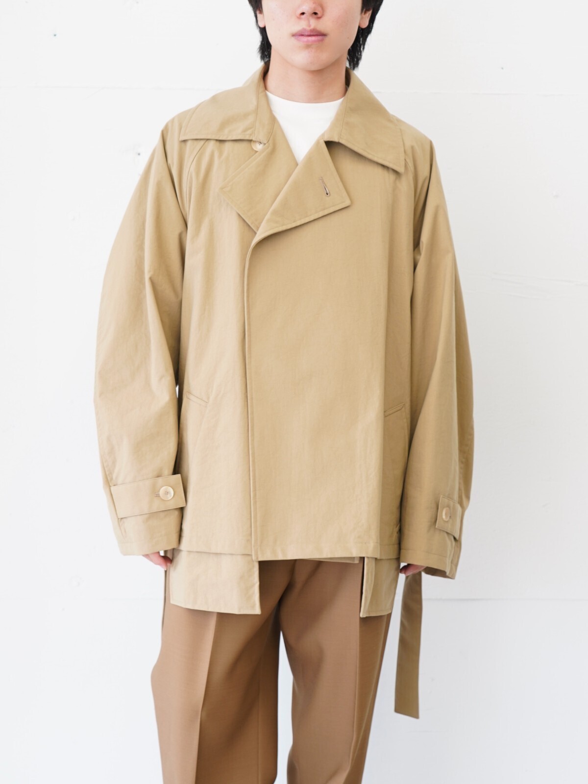 ショートトレンチコート - ブラン ワイエム レディース & メンズ｜公式