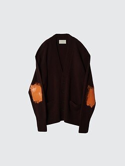 ペイントエルボーパッチカーディガン - ヨーク メンズ｜公式通販サイト