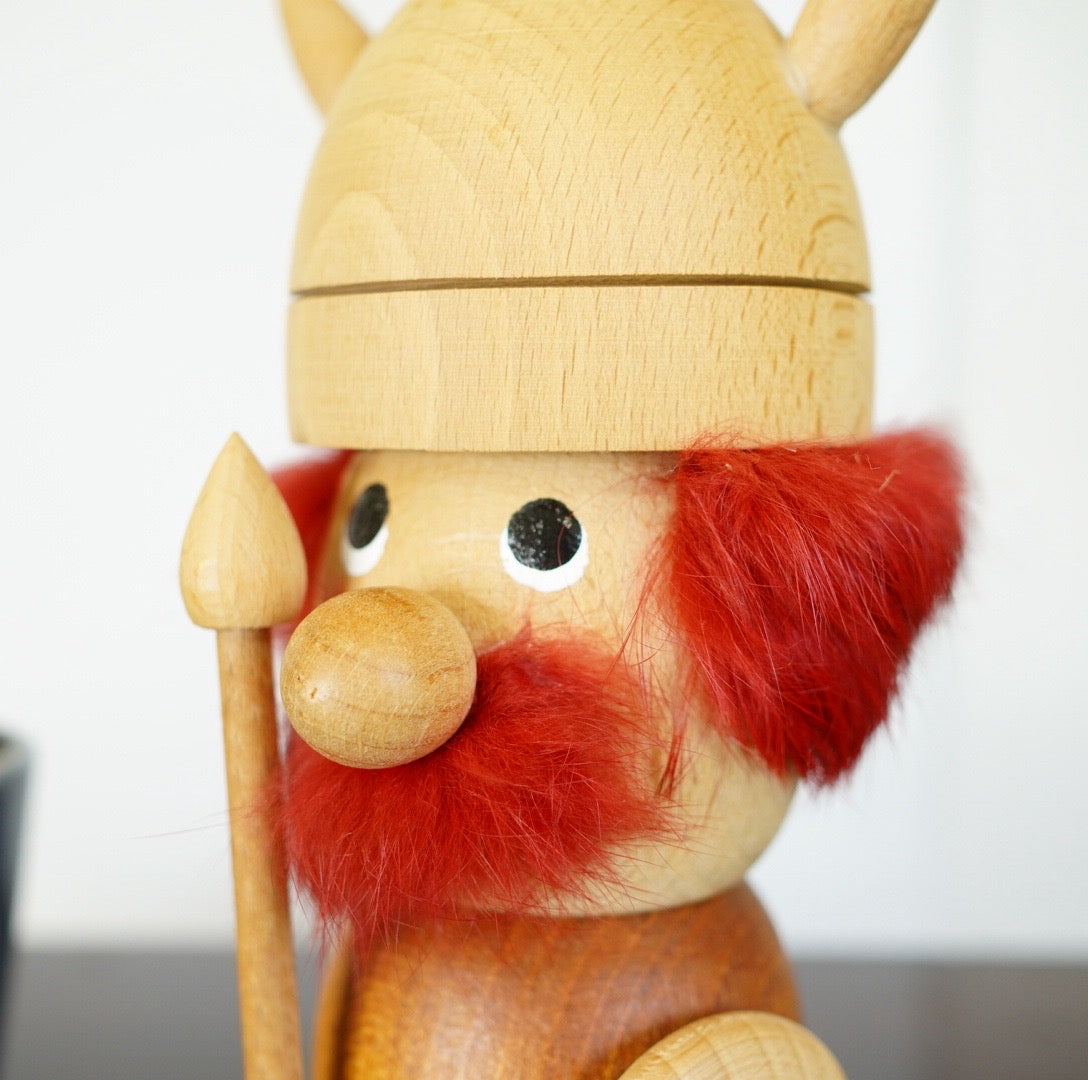 ノギンス / NOGGINS バイキング 人形 ヴィンテージ 北欧雑貨 小物 木製