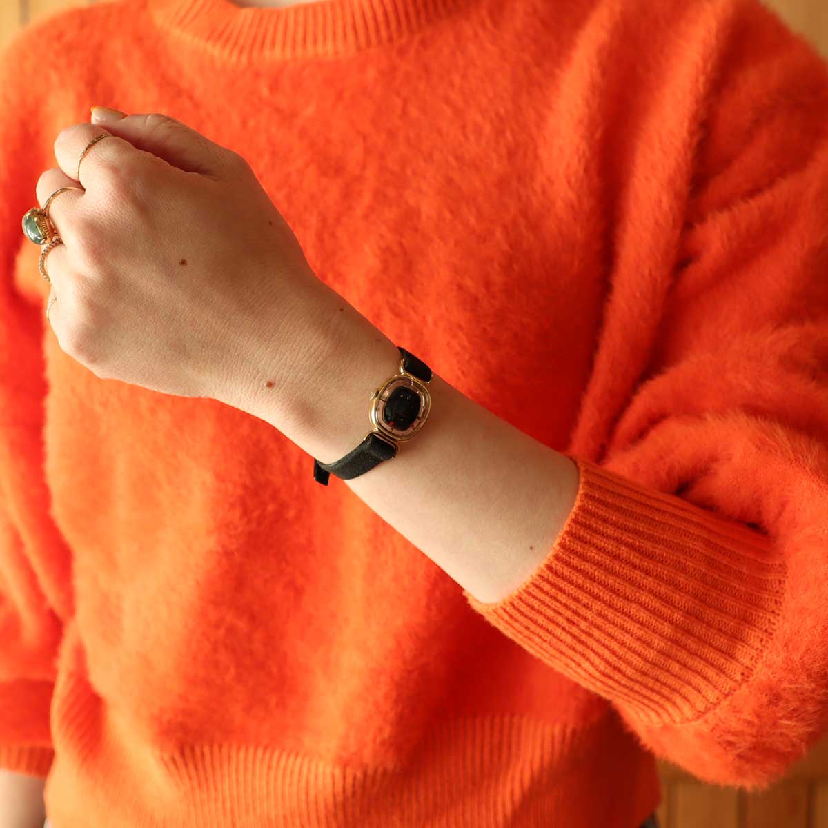 ジュベニア / JUVENIA ミステリーダイヤル スケルトン 手巻き