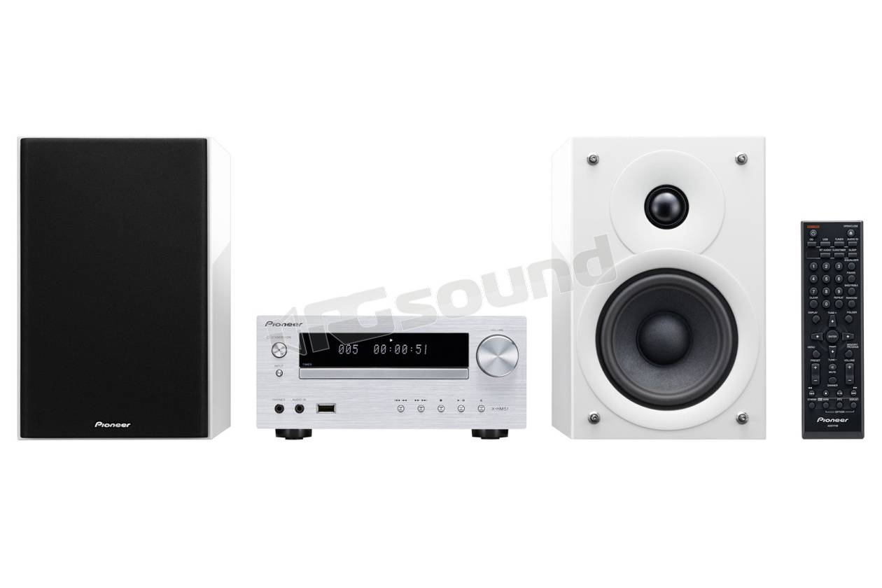 Pioneer X-HM51-W USB, Bluetooth e collegamento diretto iPod | Diffusor