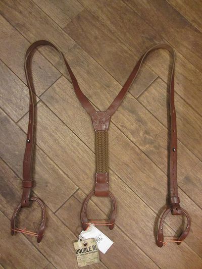 RRL等の通販サイト【RHYTHM】RRL(ダブルアールエル) LEATHER SUSPENDER