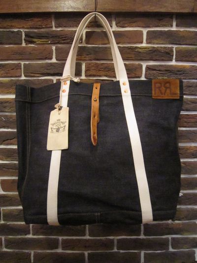 RRL等の通販サイト【RHYTHM】RRL(ダブルアールエル) DENIM TOTE BAG
