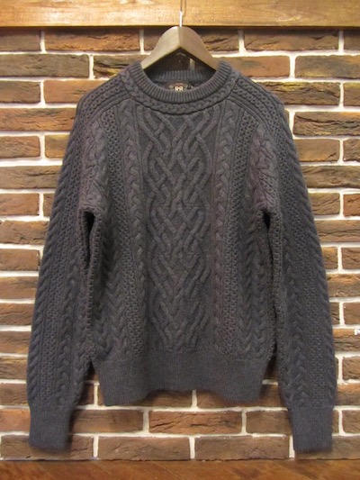 RRL等の通販サイト【RHYTHM】RRL(ダブルアールエル) MOC CABLE SWEATER