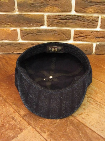 RRL キャスケット インディゴ ドットストライプ RRL（ダブル アール