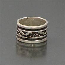 ナバホ族 Troy Laner/トロイ・ラナー ナバホラグモチーフ スタンプ