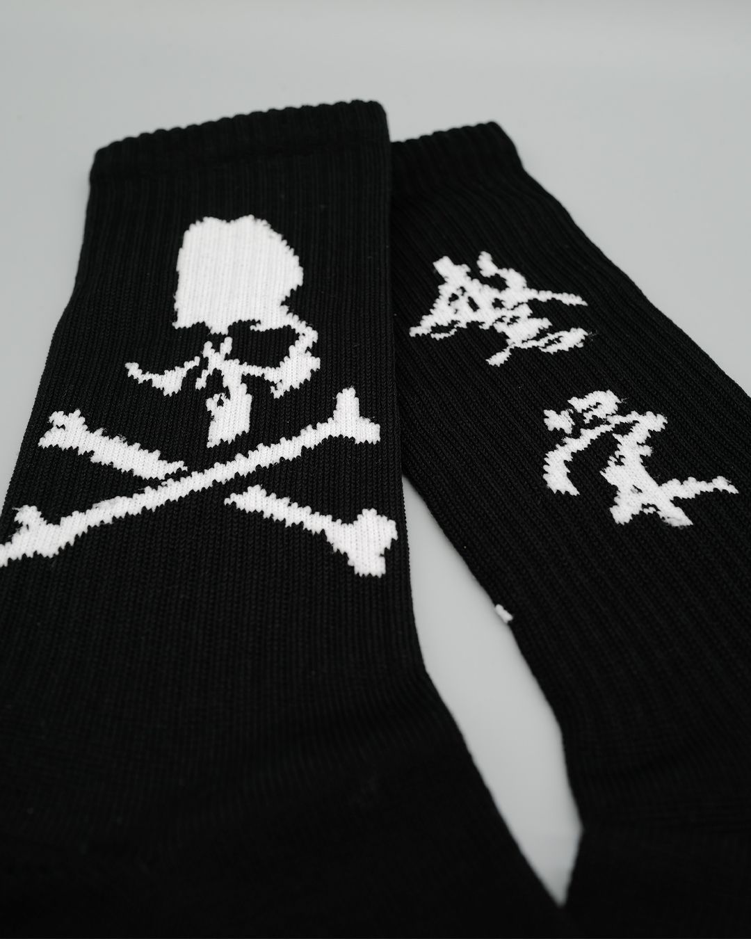 mastermind JAPAN - 【mastermind JAPAN】 STITCH CREW SOCKS BLACK