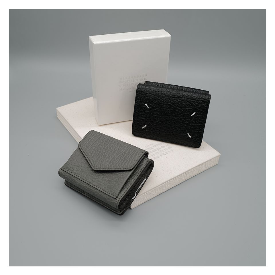 Maison Margiela - 4ステッチ 三つ折り ウォレット | River