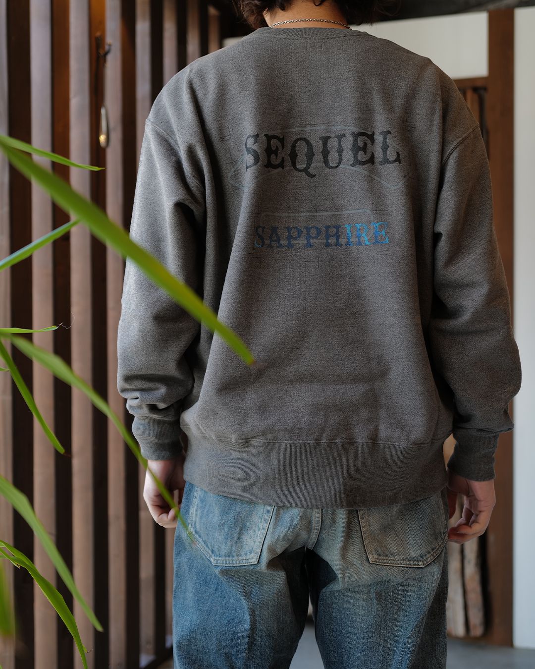 SEQUEL - CREW NECK SWEAT GRAY . | River