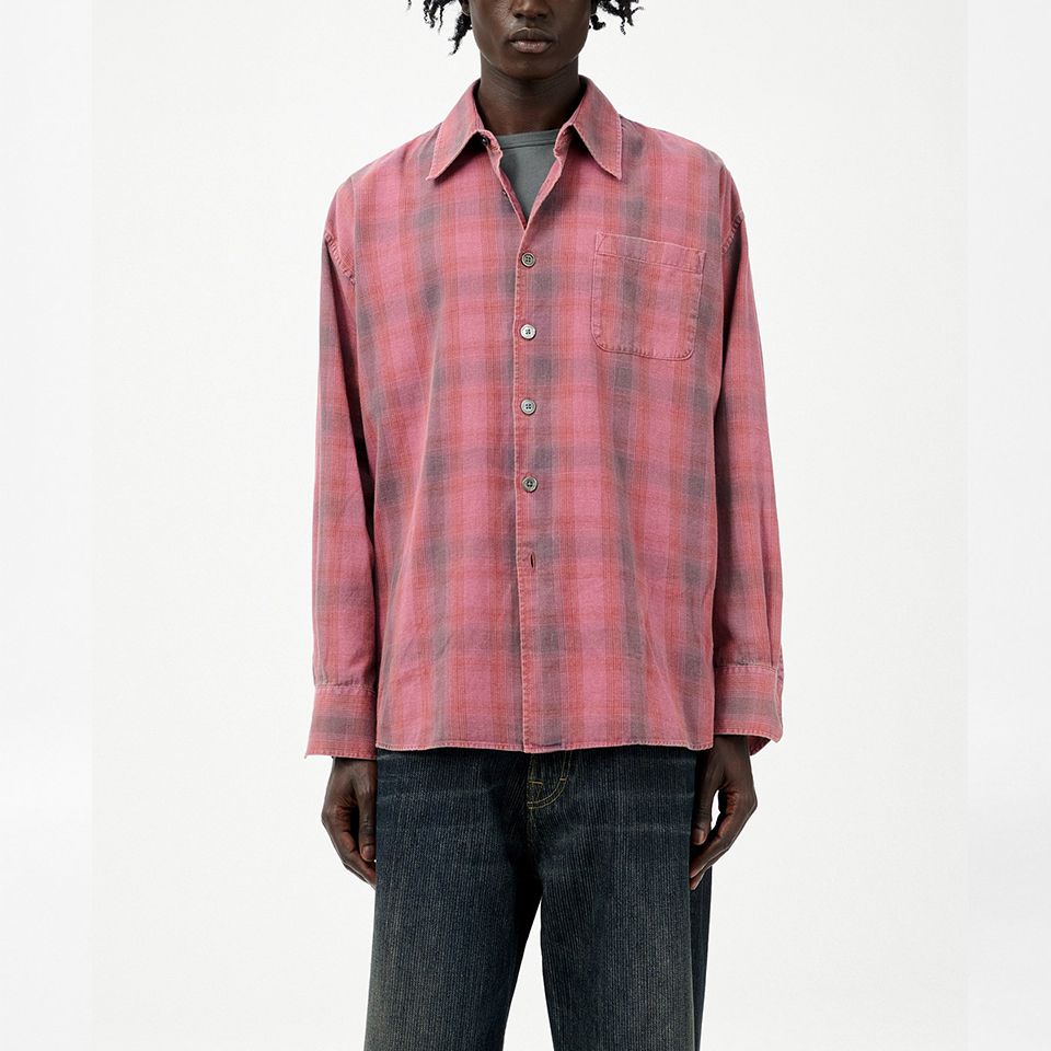 OUR LEGACY - BORROWED SHIRT Idaho Flannel Check | River