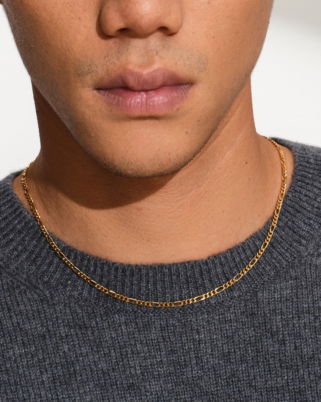 TOMWOOD - Bo Chain Slim Gold 20.5Inch(52.07cm) / ボーチェーン