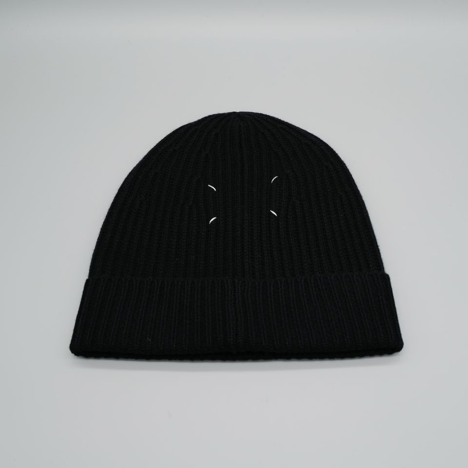 Maison Margiela - リブニットビーニー / ブラック | River