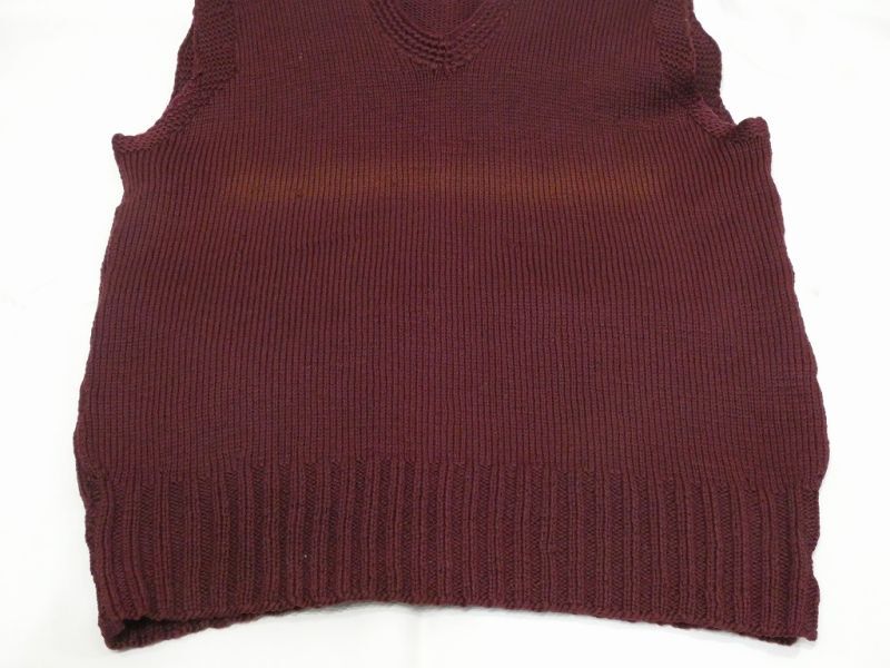30s 40s US ARMY AMERICAN RED CROSS ARC KNIT VEST RARE COLOR - RICUR