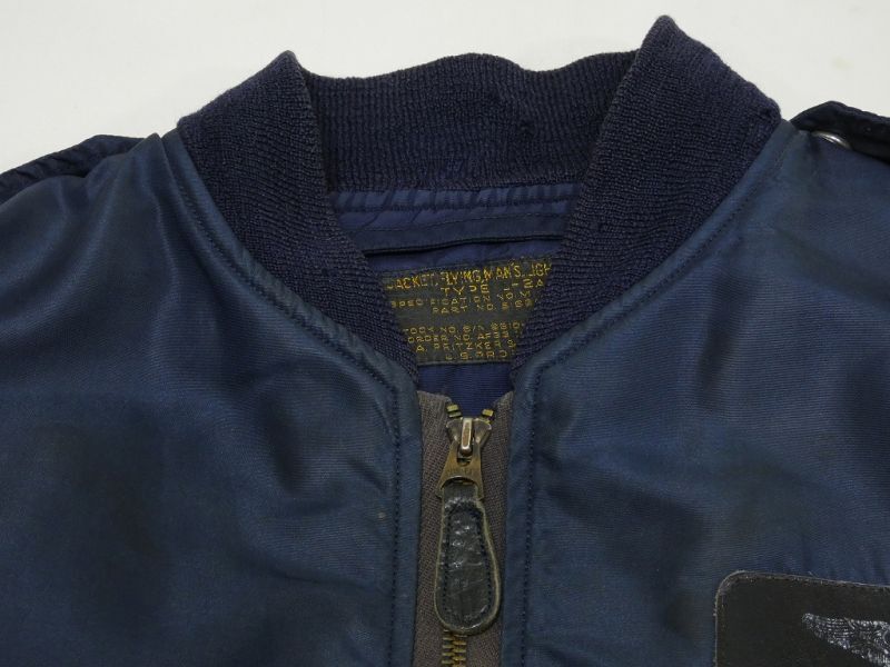 50s US AIR FORCE USAF L-2A FLIGHT JACKET with PILOT'S LOG BOOK - RICUR