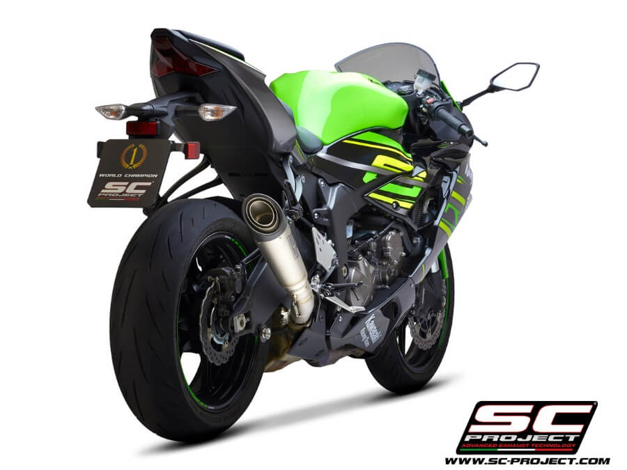 SC Project S1 Titanium Exhaust - Kawasaki Ninja ZX-6R 636 (2019